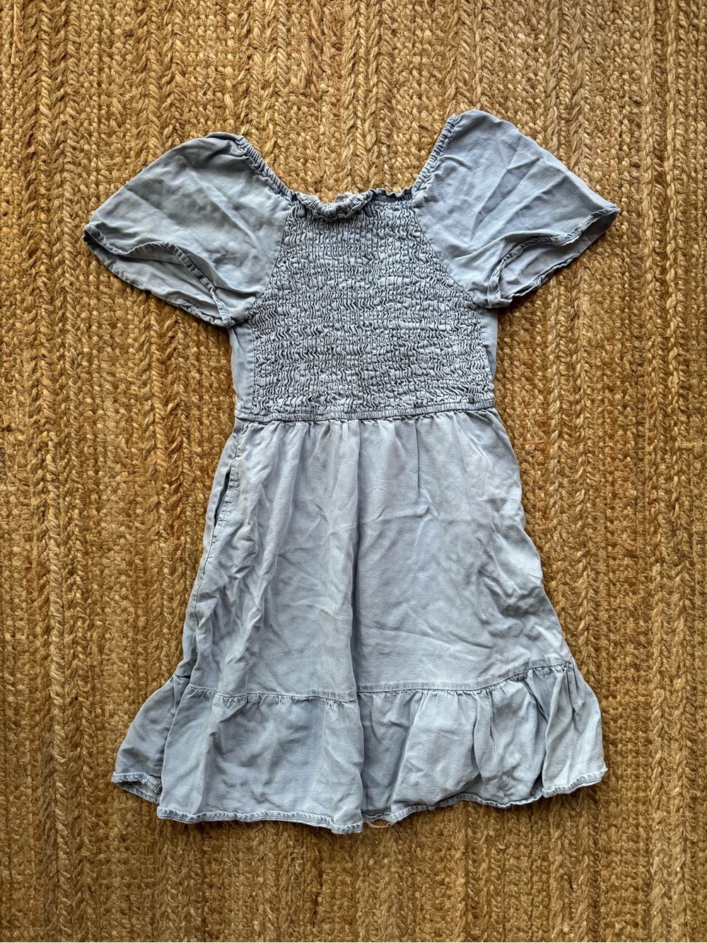 Hayden girls chambray dress